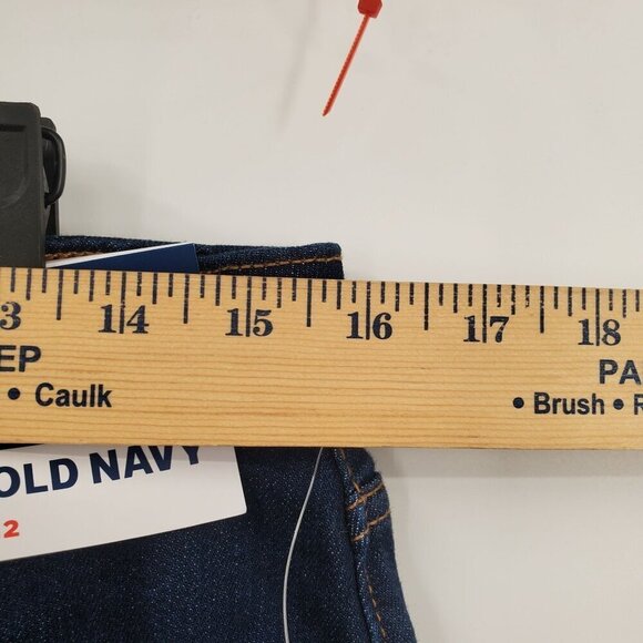 Old Navy High Rise Wow Flare Jeans Women Size 12 NWT Dark Wash Cotton - Picture 15 of 16